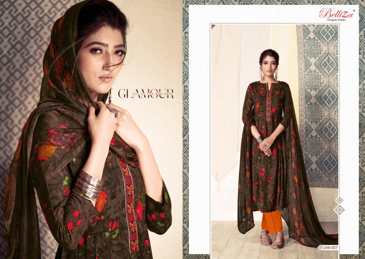 Belliza Present Tisha Dress Material Catalogue