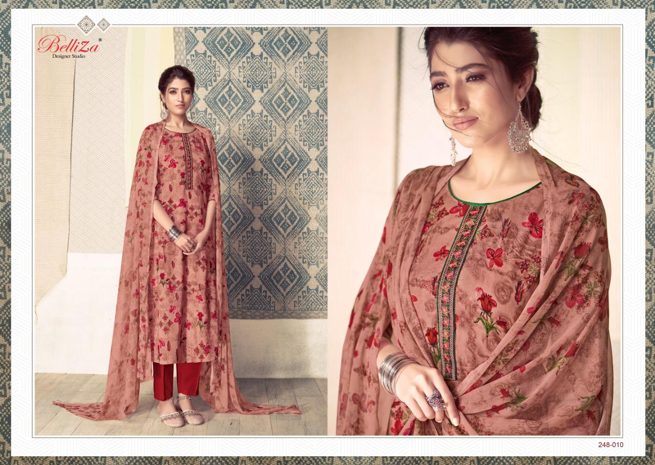 Belliza Present Tisha Dress Material Catalogue