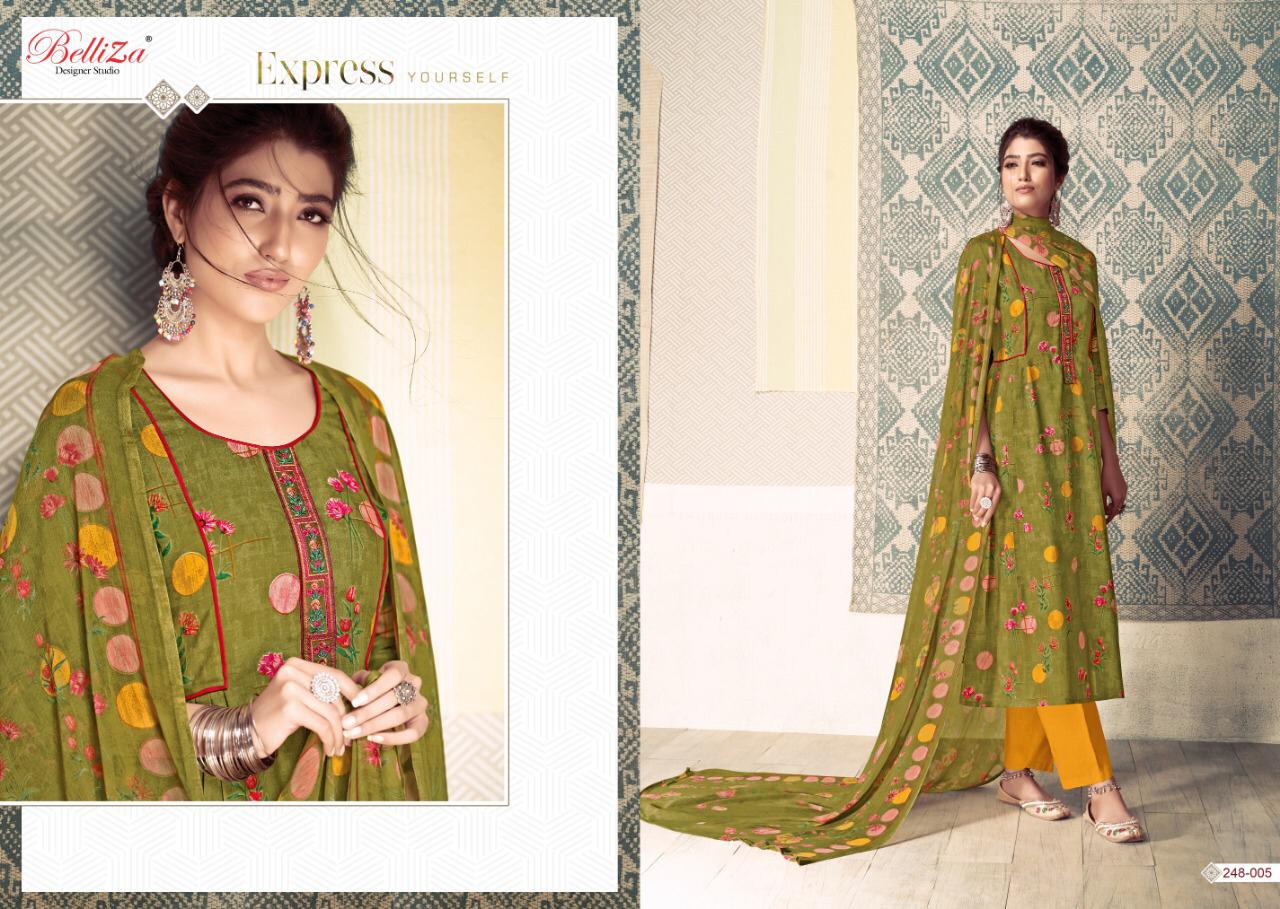 Belliza Present Tisha Dress Material Catalogue