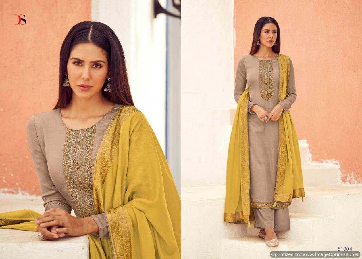 Deepsy Present Royal Silk Dress Material Catalogue