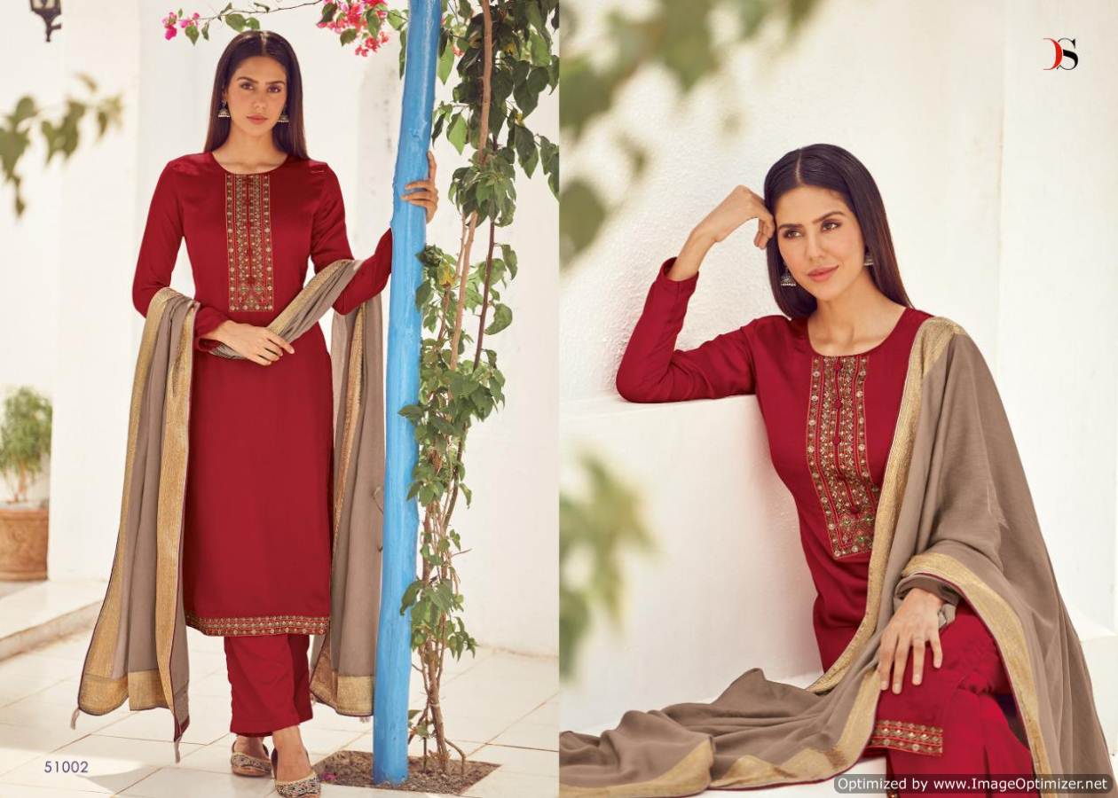 Deepsy Present Royal Silk Dress Material Catalogue