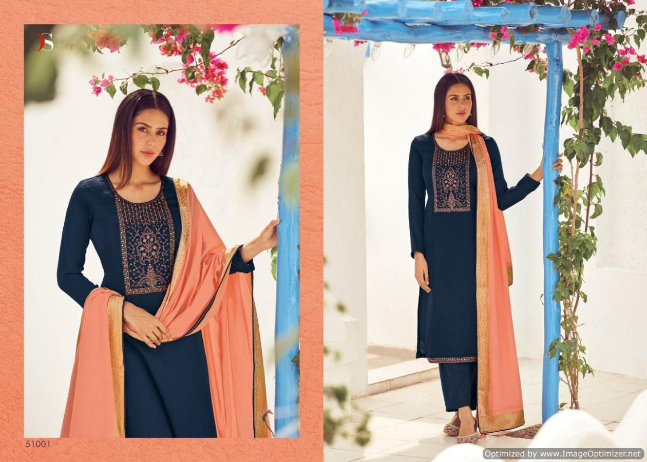 Deepsy Present Royal Silk Dress Material Catalogue