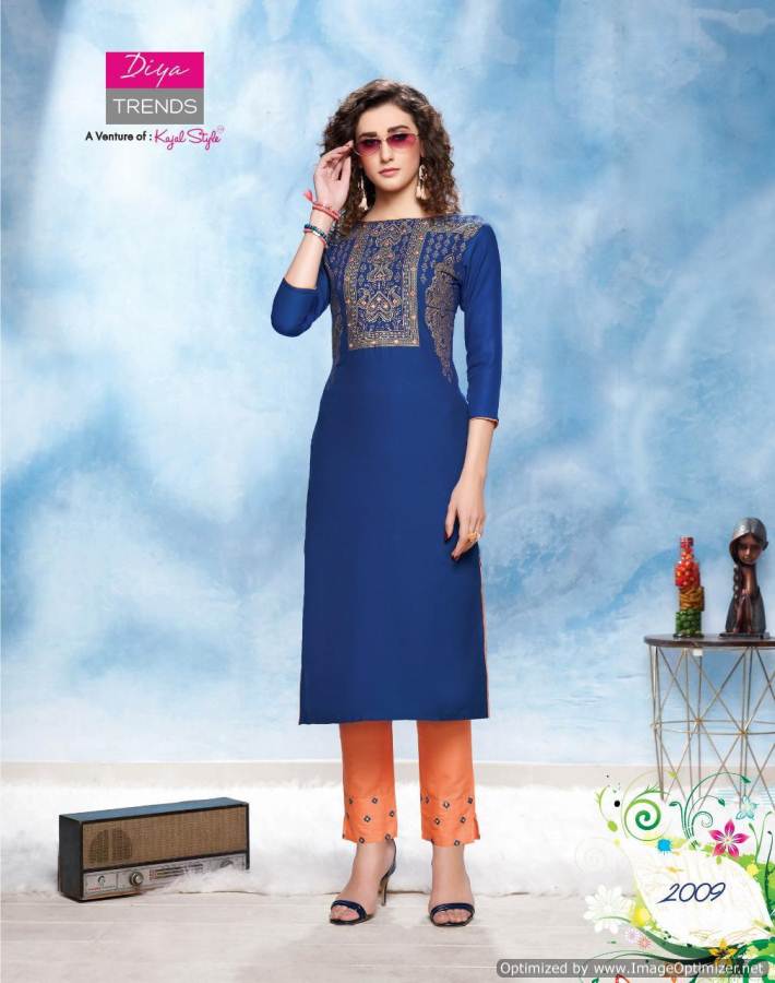 Diya Trends Present Forever Vol 2 Kurti With Bottom Collection
