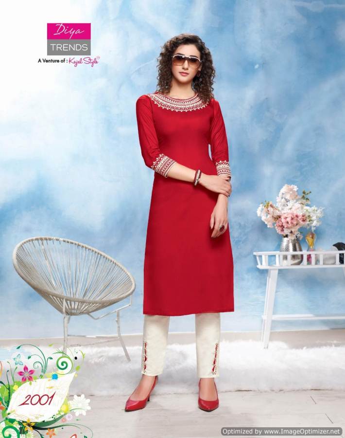 Diya Trends Present Forever Vol 2 Kurti With Bottom Collection