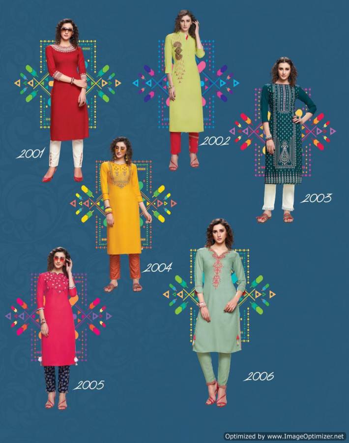 Diya Trends Present Forever Vol 2 Kurti With Bottom Collection