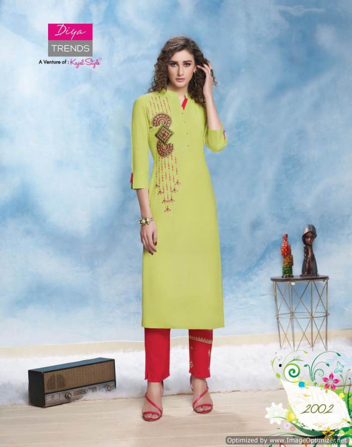 Diya Trends Present Forever Vol 2 Kurti With Bottom Collection