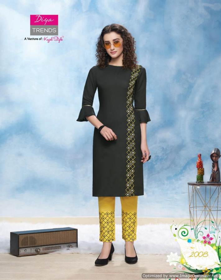 Diya Trends Present Forever Vol 2 Kurti With Bottom Collection