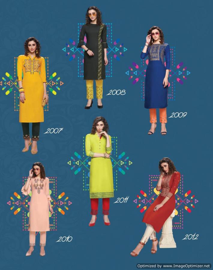 Diya Trends Present Forever Vol 2 Kurti With Bottom Collection