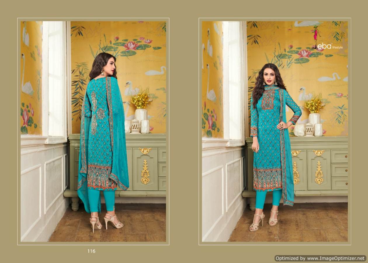 Eba Present Simran Vol 2 Printed Dress Material