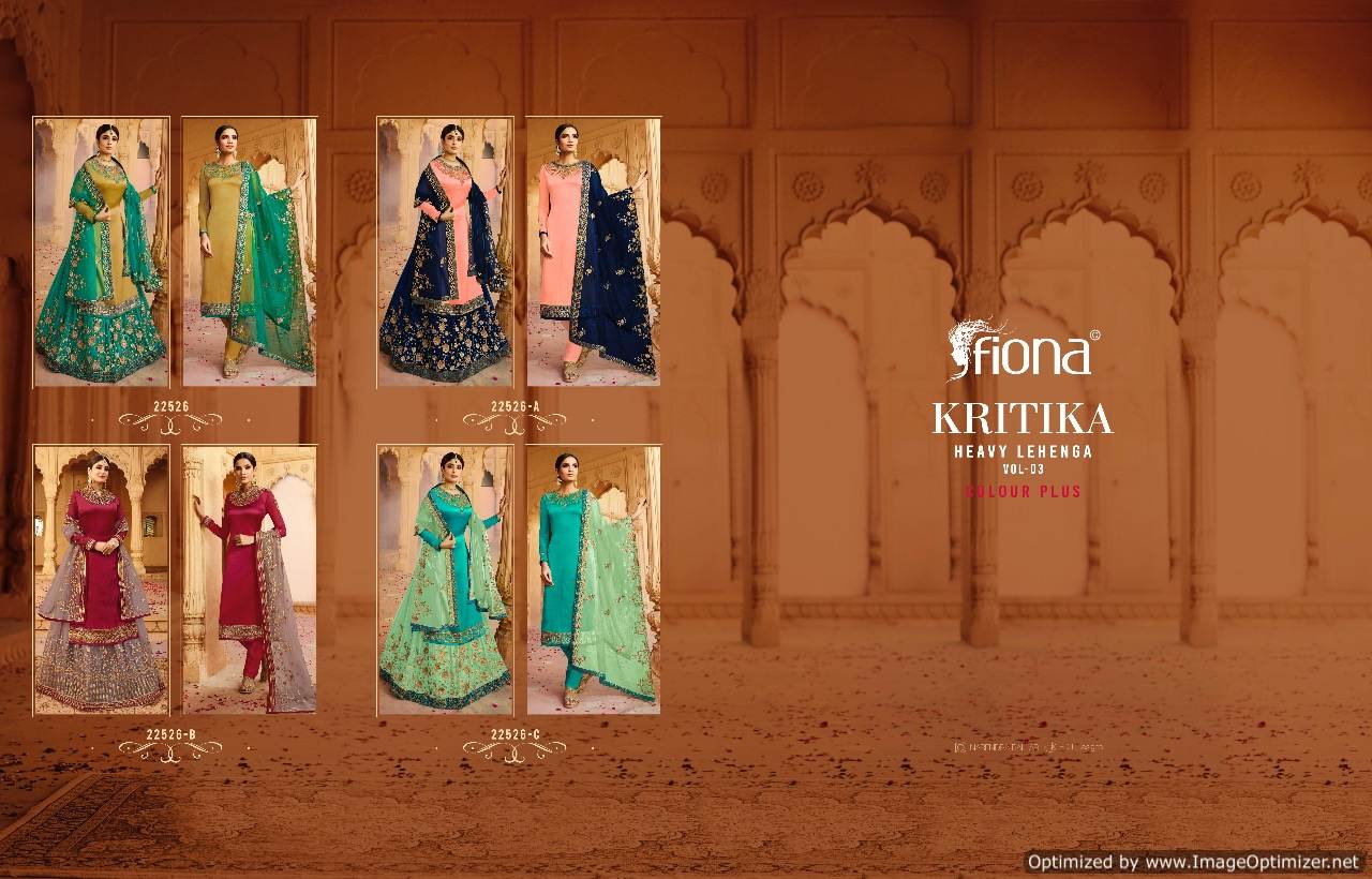 Fiona Present Kritika Lehenga Wedding Wear Collection