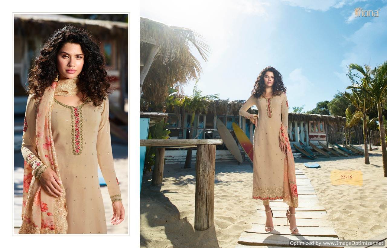 Fiona Present Saanjh Designer Dress Material