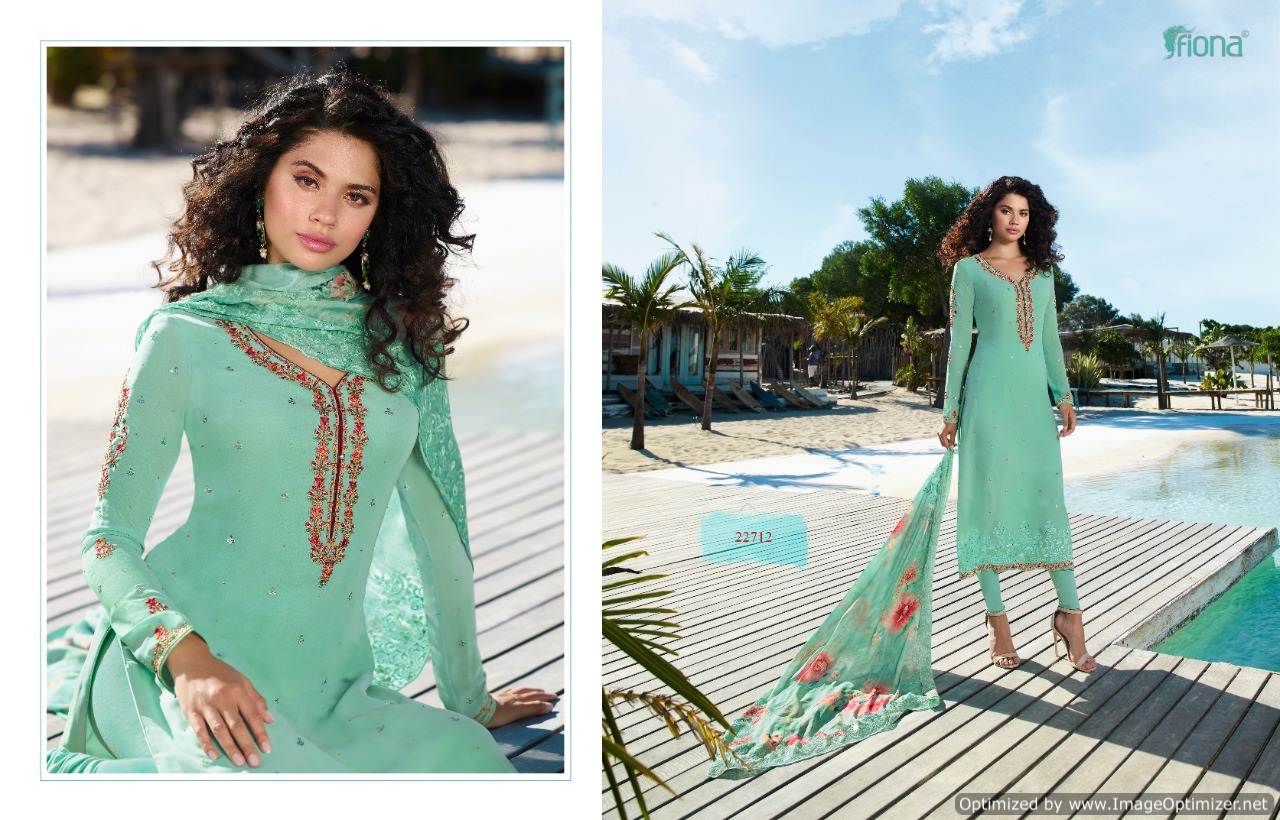 Fiona Present Saanjh Designer Dress Material