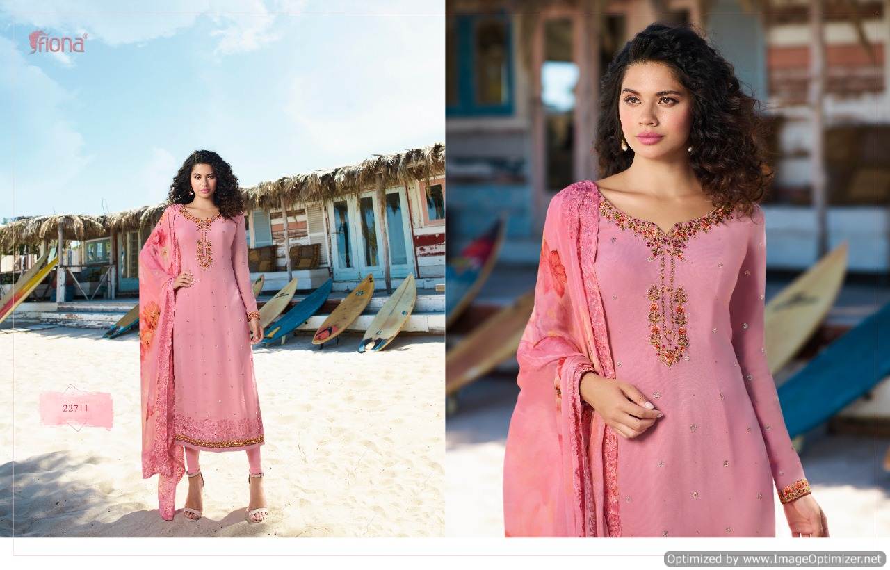 Fiona Present Saanjh Designer Dress Material