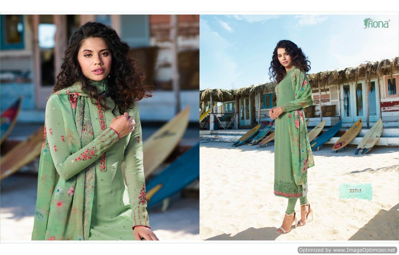 Fiona Present Saanjh Designer Dress Material