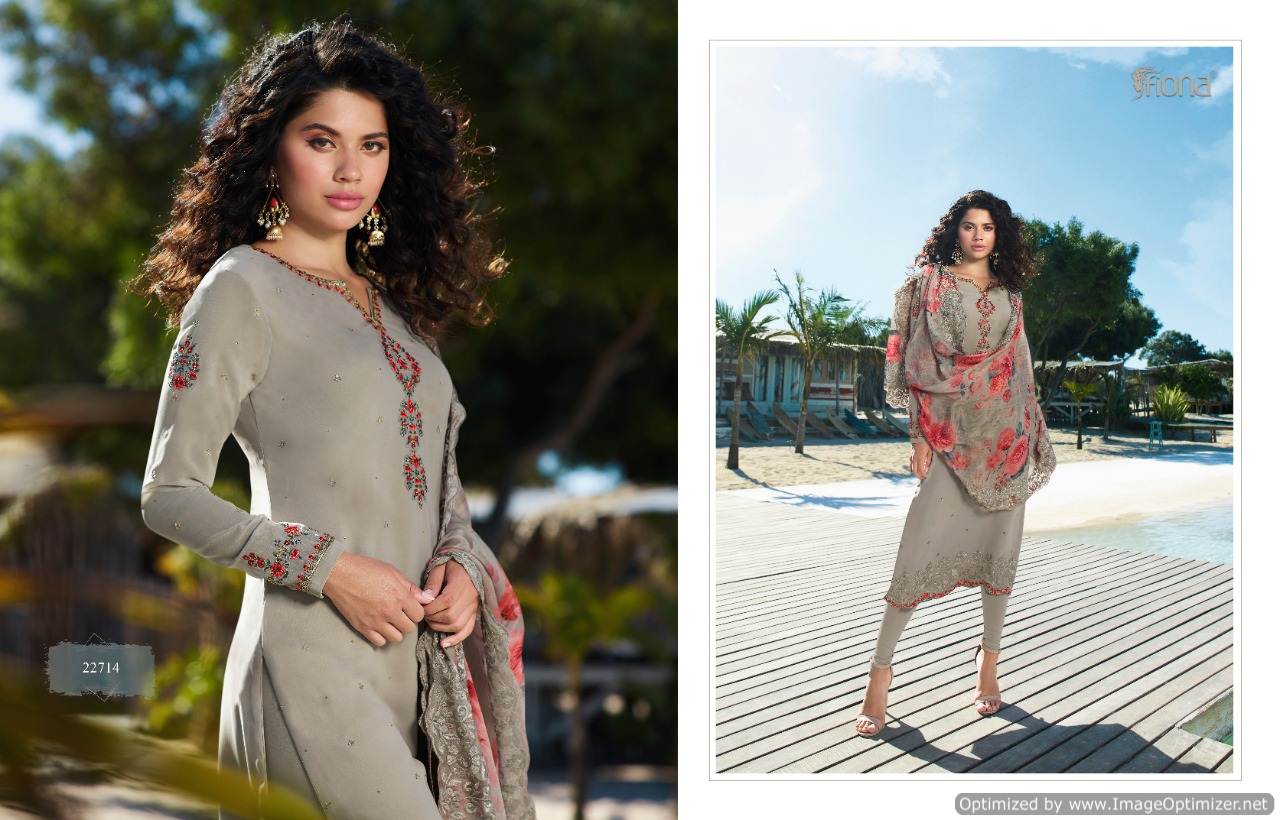 Fiona Present Saanjh Designer Dress Material