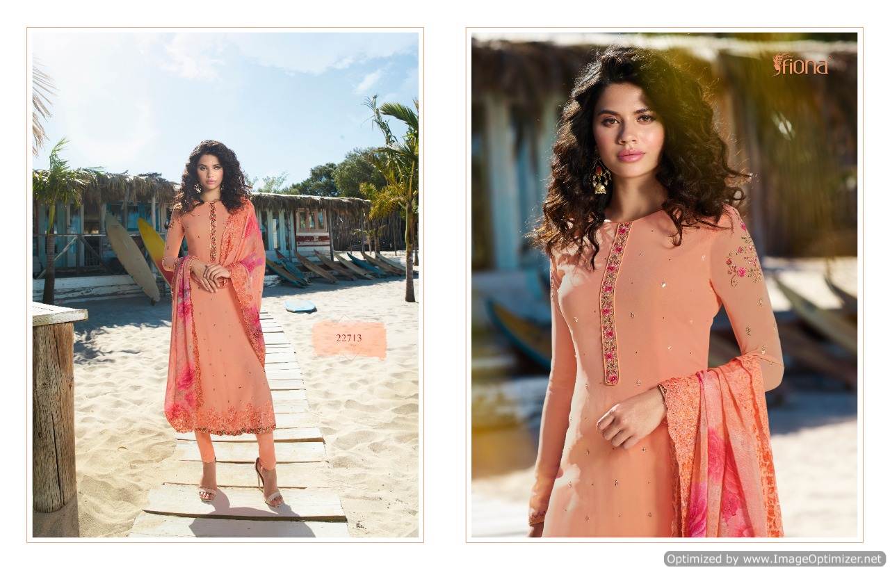 Fiona Present Saanjh Designer Dress Material