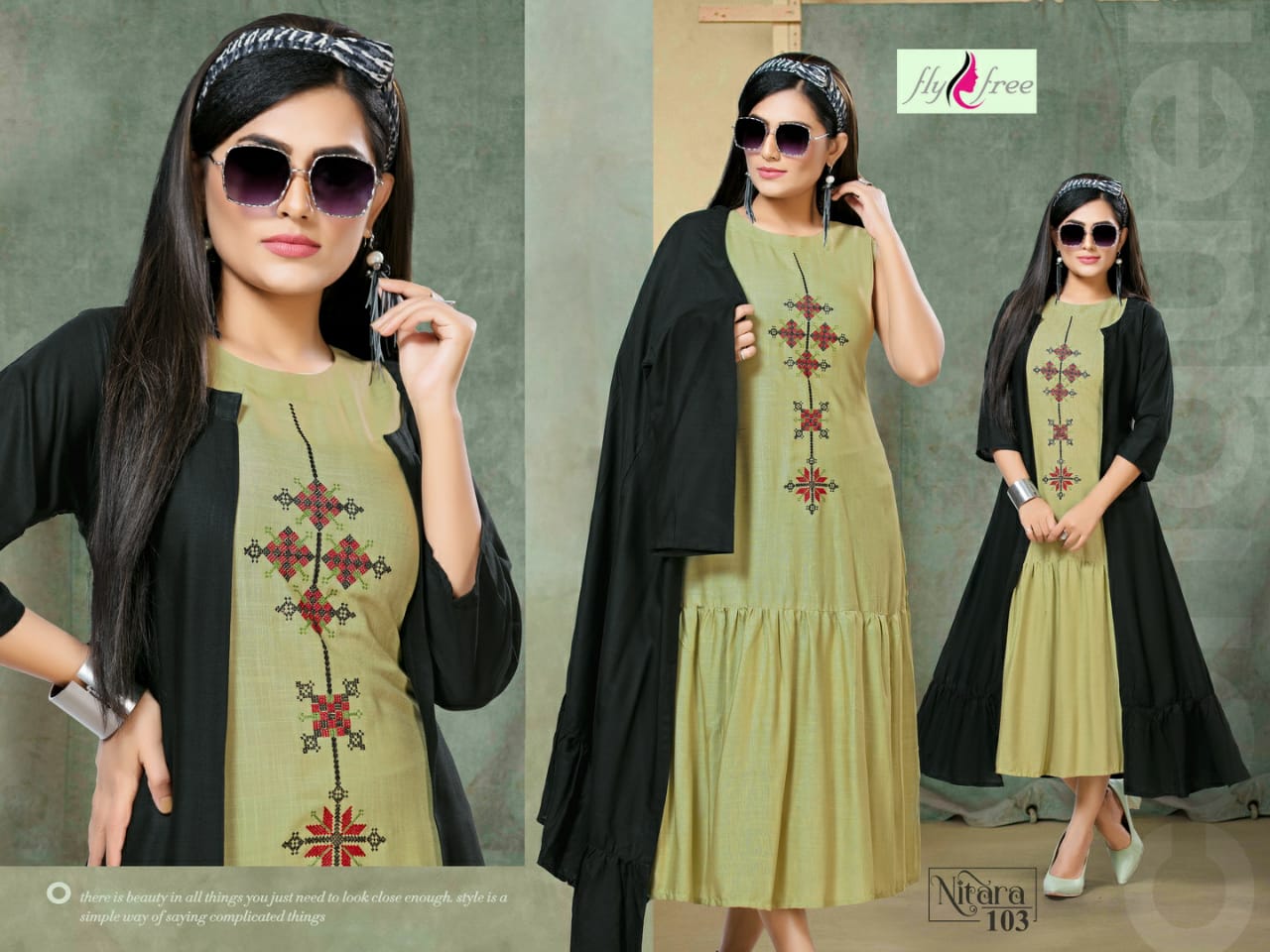 Fly Free Present Nitara Stylish Kurtis Catalogue