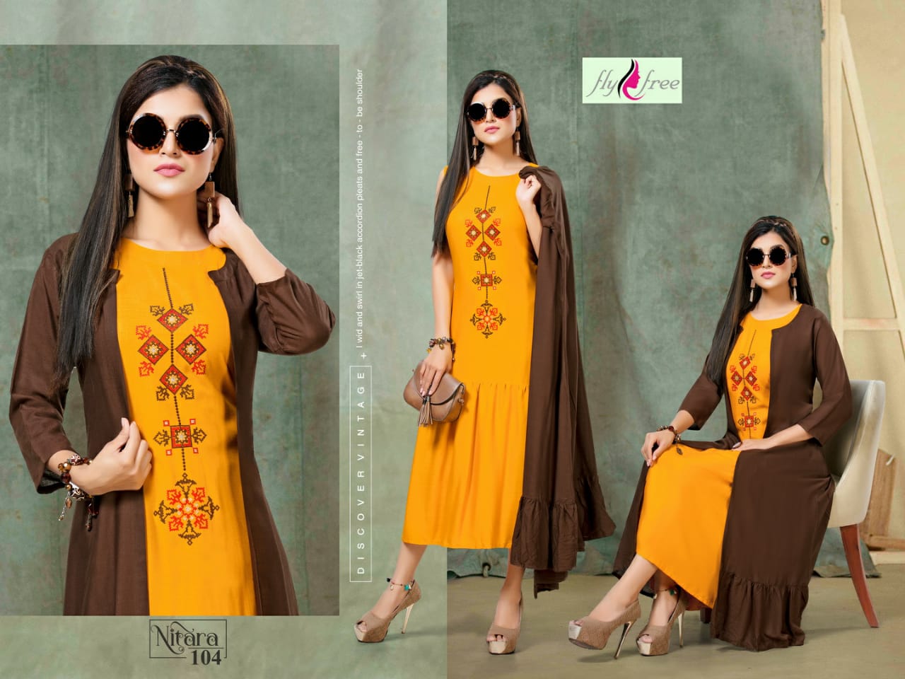 Fly Free Present Nitara Stylish Kurtis Catalogue