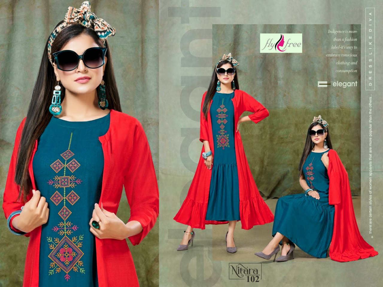 Fly Free Present Nitara Stylish Kurtis Catalogue