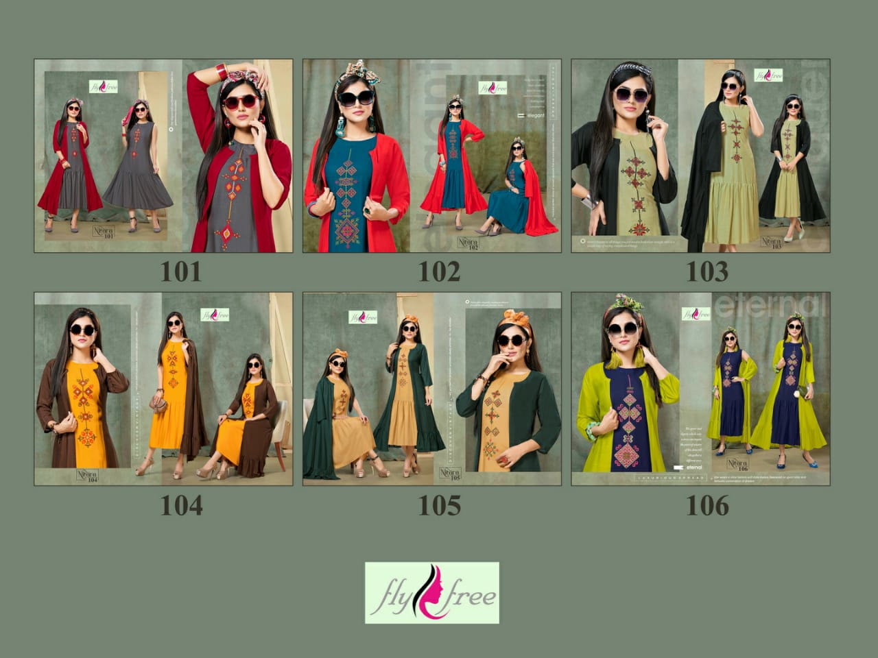 Fly Free Present Nitara Stylish Kurtis Catalogue