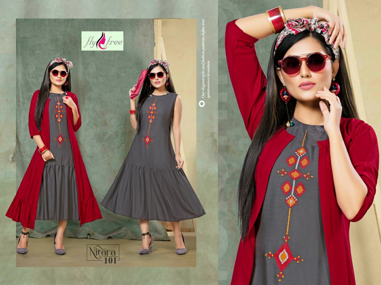 Fly Free Present Nitara Stylish Kurtis Catalogue