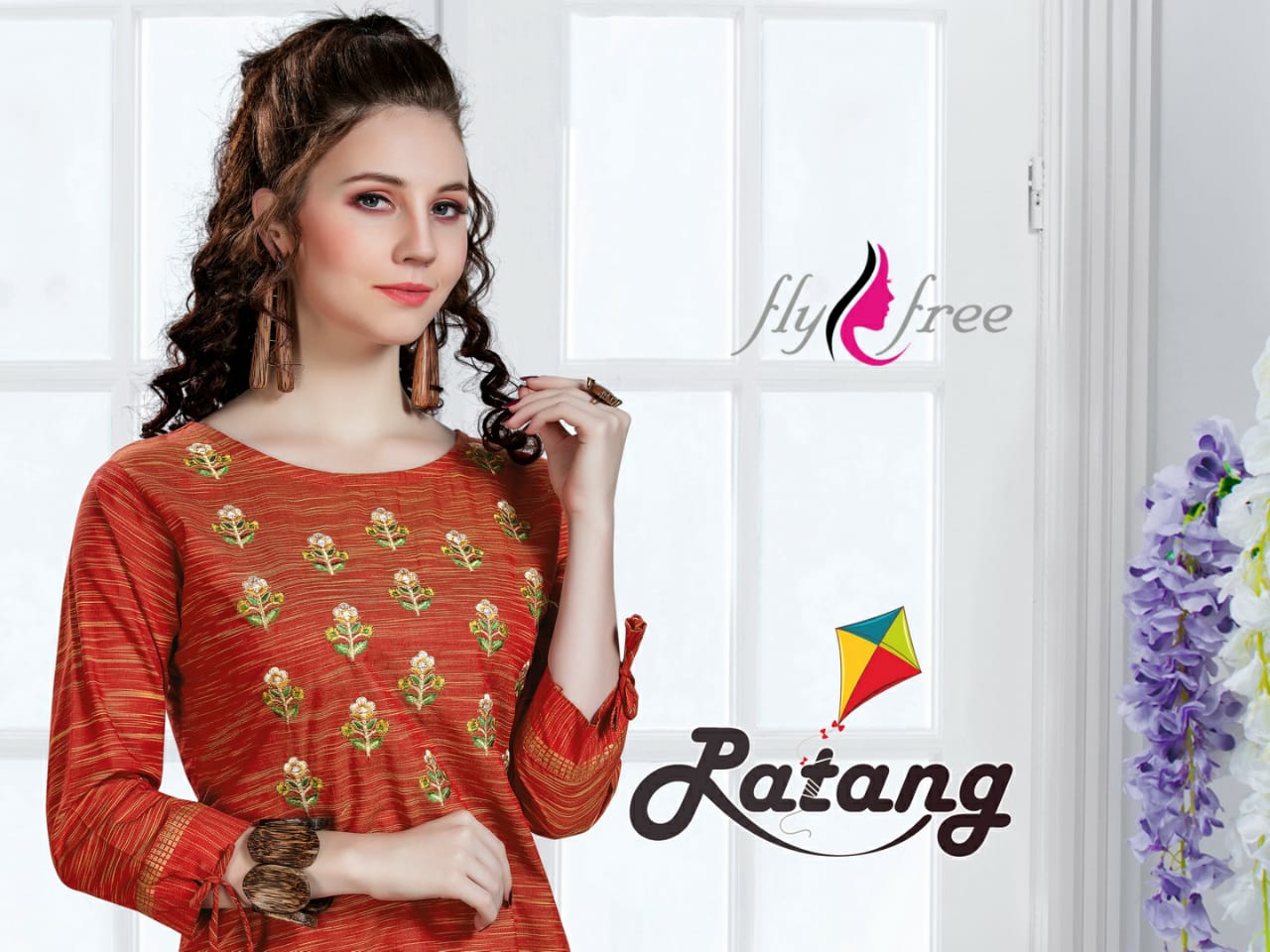 Fly Free Present Patang Handloom Cotton Kurti Collection
