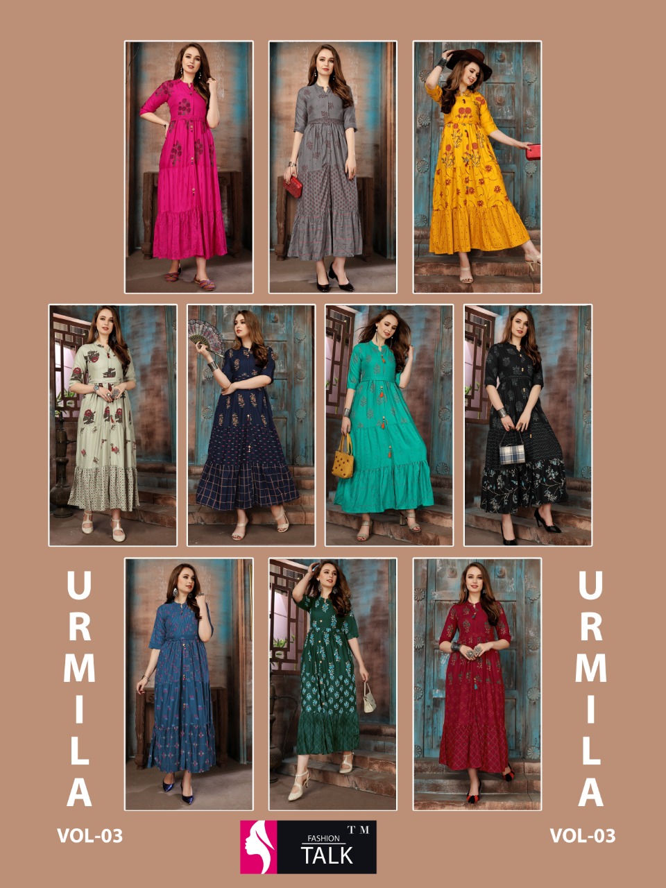 Ft Present Urmila Vol 3 Designer Kurti Collection.