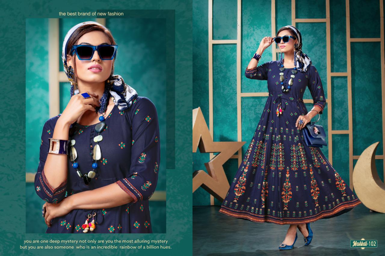 Ft Presents  Mashkali  Long Kurti Collection