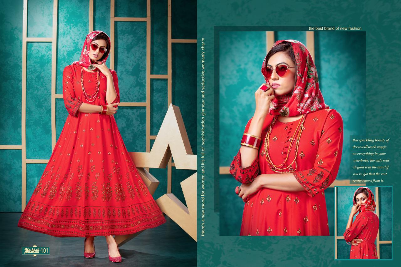 Ft Presents  Mashkali  Long Kurti Collection