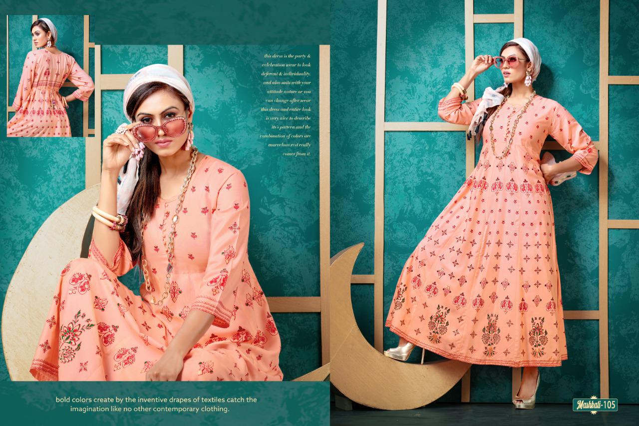 Ft Presents  Mashkali  Long Kurti Collection