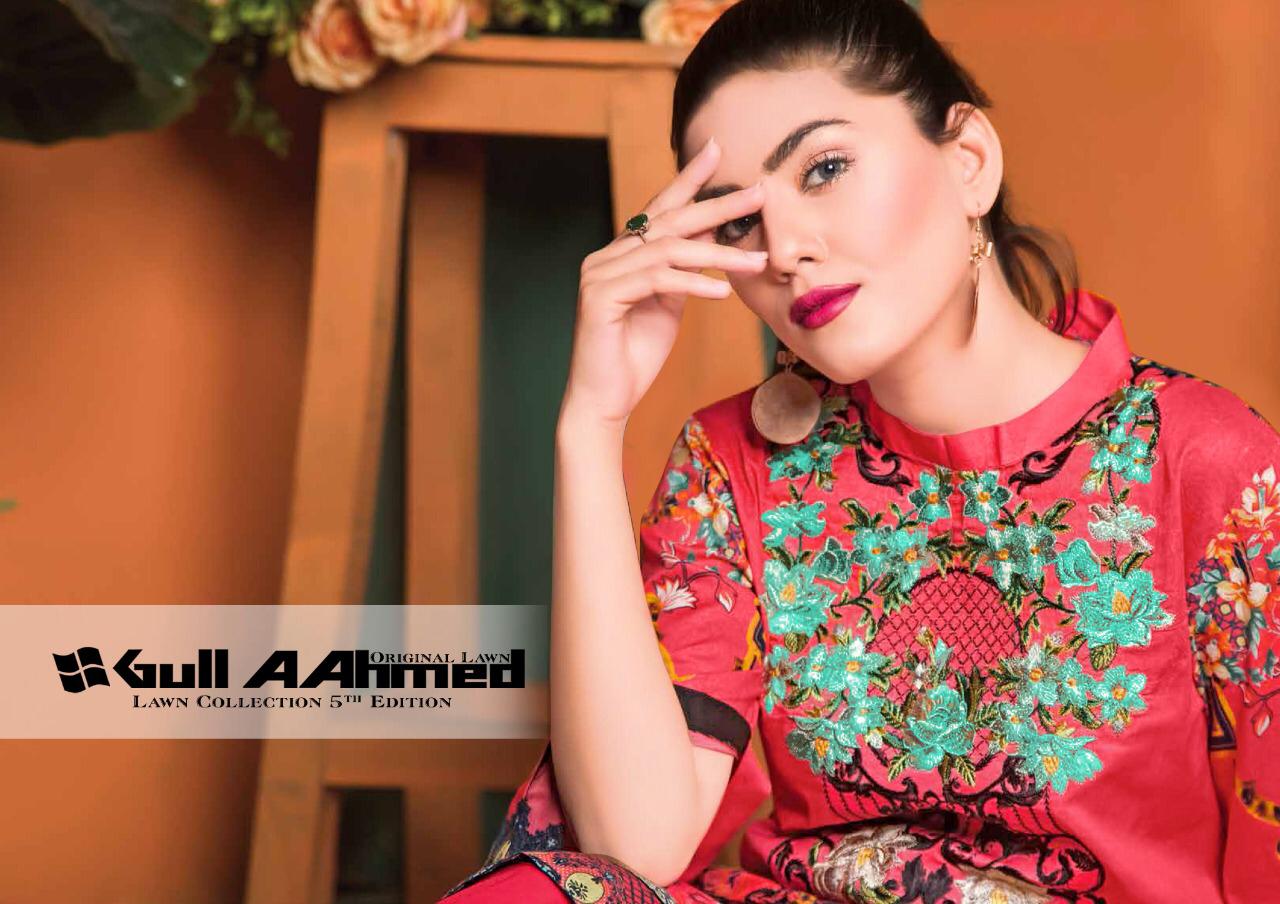 Gul Ahmed Vol 5 Printed Salwar Suits Collection.