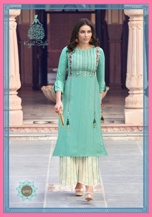 Kajal Style Present Fashion Lakme Vol 4 Kurti With Bottom Collection