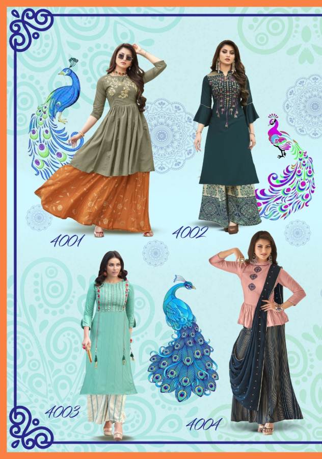 Kajal Style Present Fashion Lakme Vol 4 Kurti With Bottom Collection