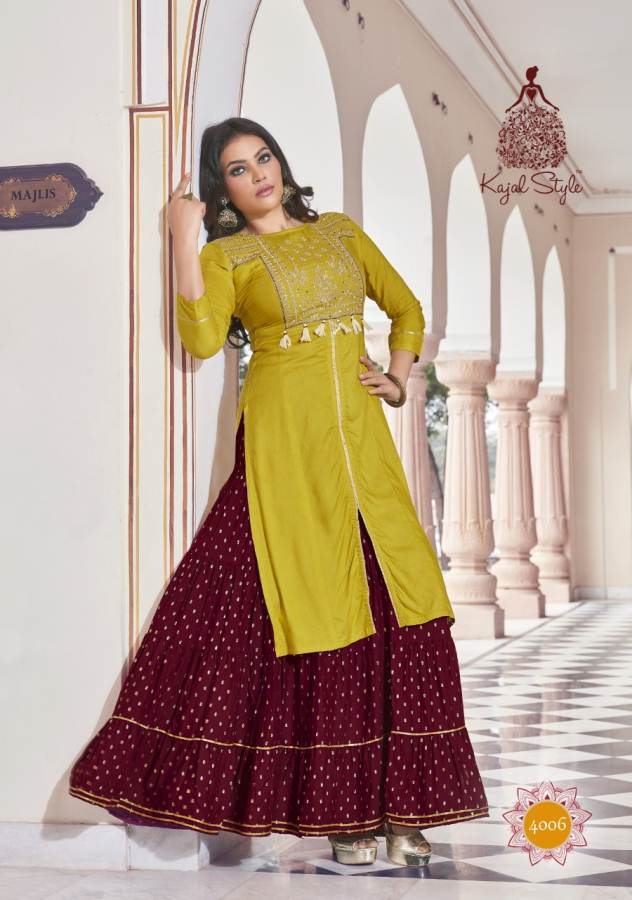 Kajal Style Present Fashion Lakme Vol 4 Kurti With Bottom Collection