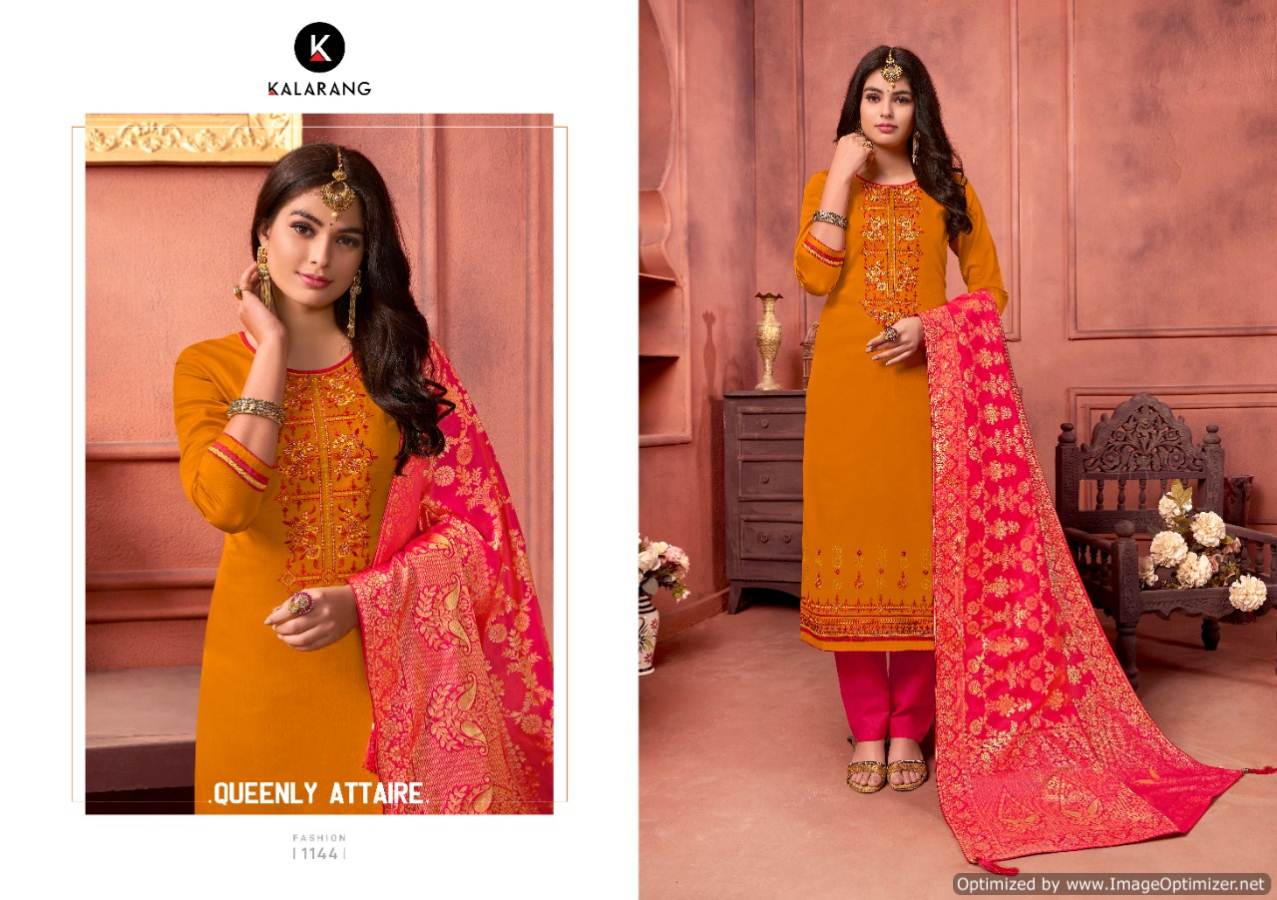 Kalarang Present Malvika Designer Dress Material