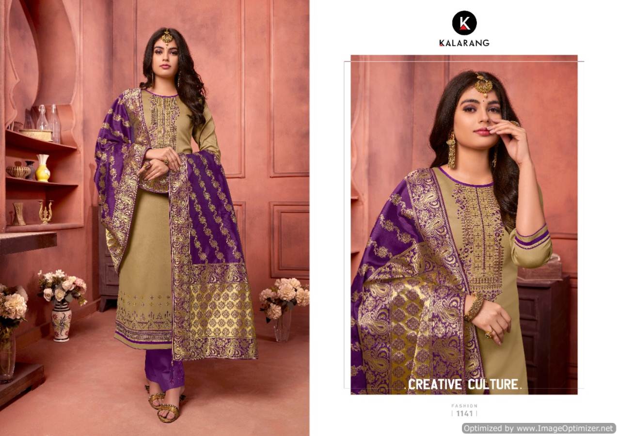 Kalarang Present Malvika Designer Dress Material