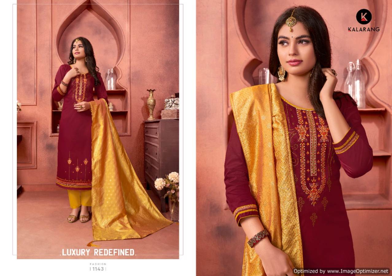 Kalarang Present Malvika Designer Dress Material