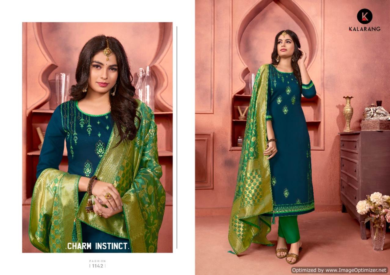 Kalarang Present Malvika Designer Dress Material
