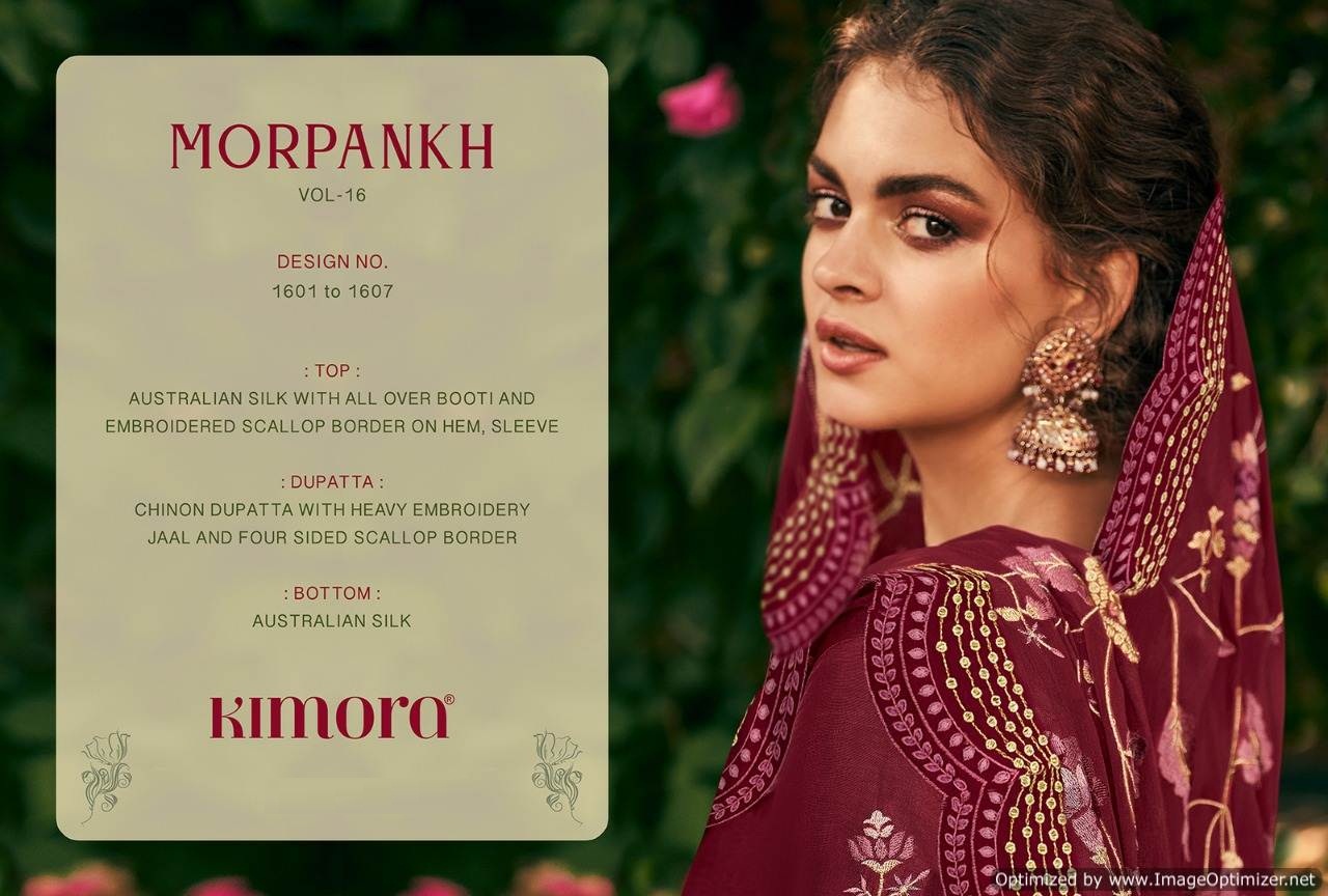 Kimora Present Morpankh 16 Salwar Suits Collection