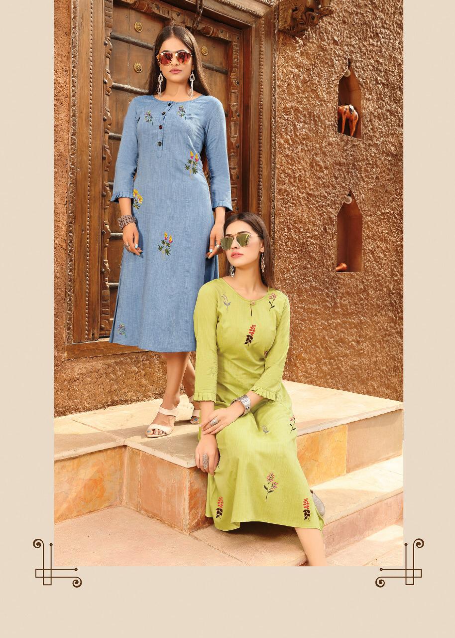 Ladies Flavour Present Gloory Kurtis Catalogue