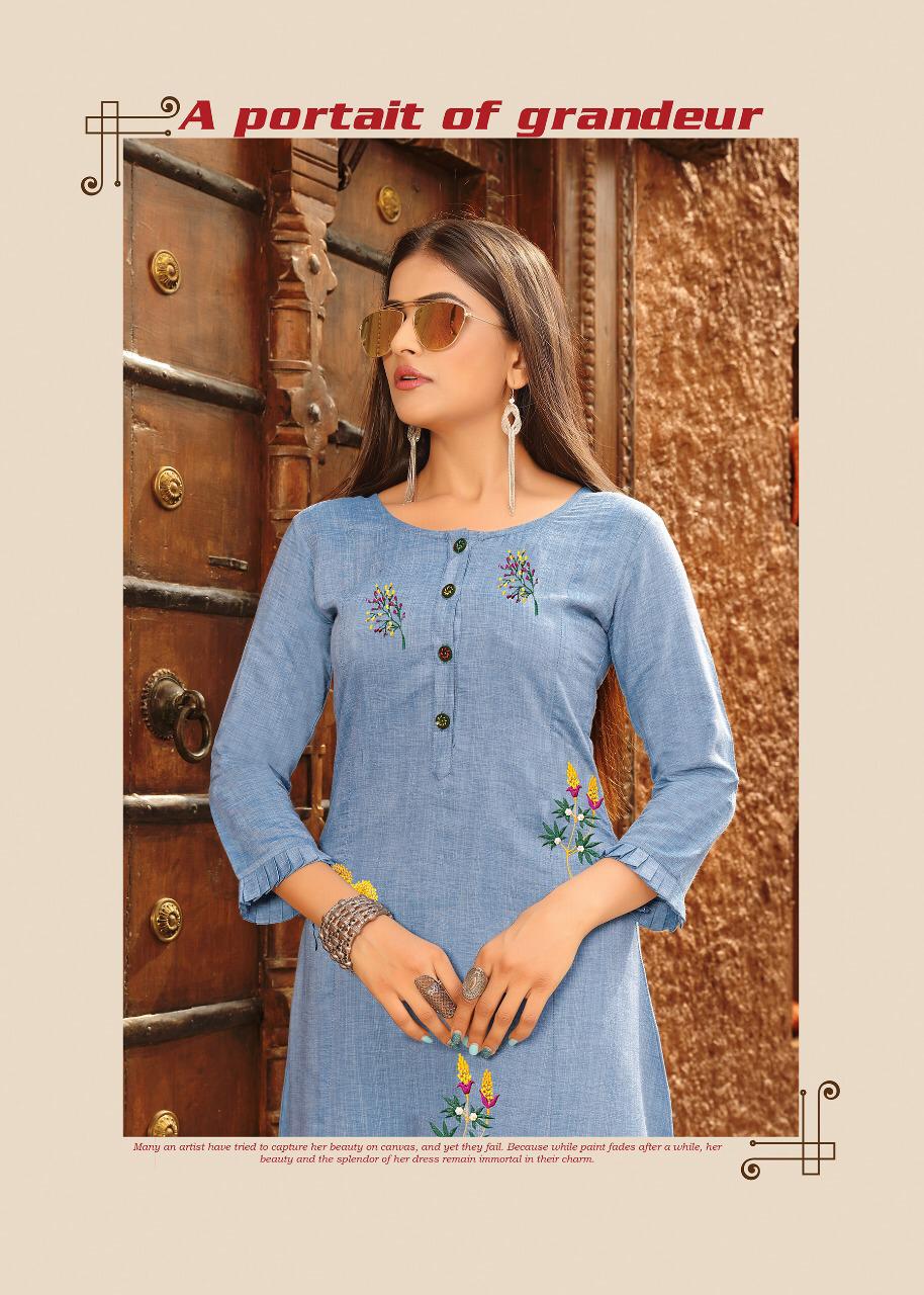 Ladies Flavour Present Gloory Kurtis Catalogue