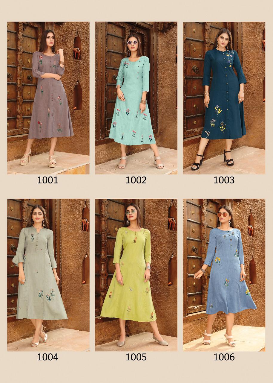 Ladies Flavour Present Gloory Kurtis Catalogue