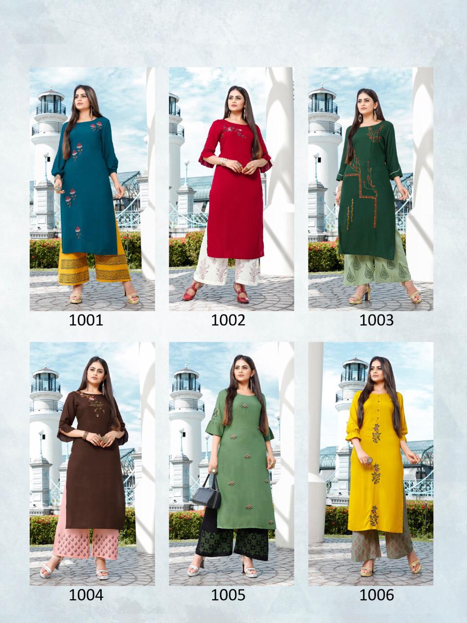 Ladies Flavour Present Signature Kurtis Catalogue