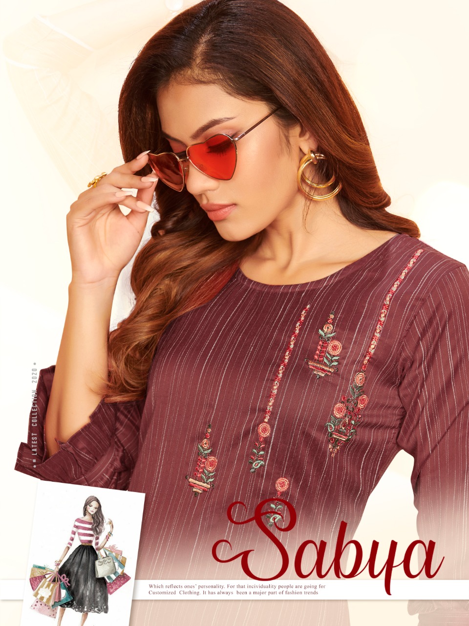 Sabya Casual Wear Cotton Silk Kurtis