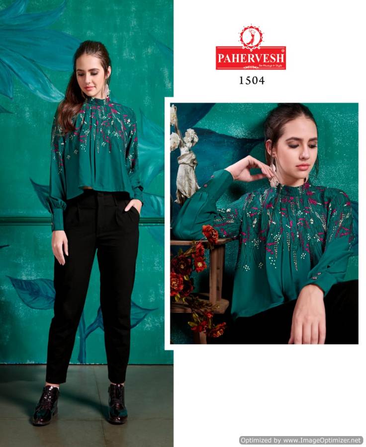 Pahervesh Present Flora Stylish Western Short Top Collection