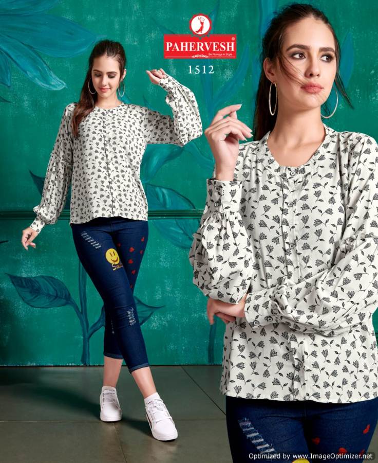 Pahervesh Present Flora Stylish Western Short Top Collection