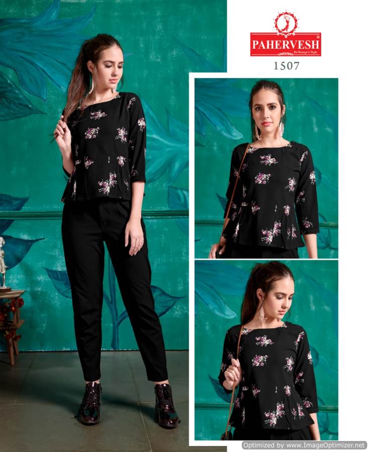 Pahervesh Present Flora Stylish Western Short Top Collection