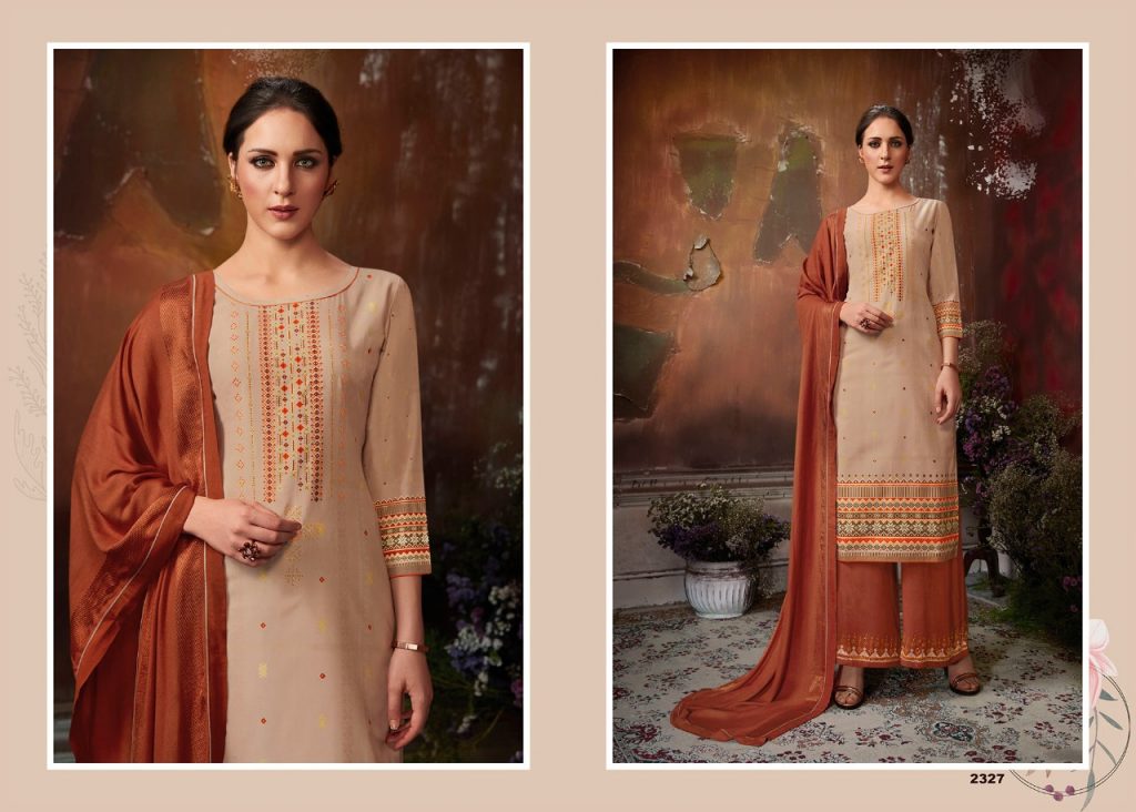 Rangoon Present Red Cherry Dress Material Catalogue