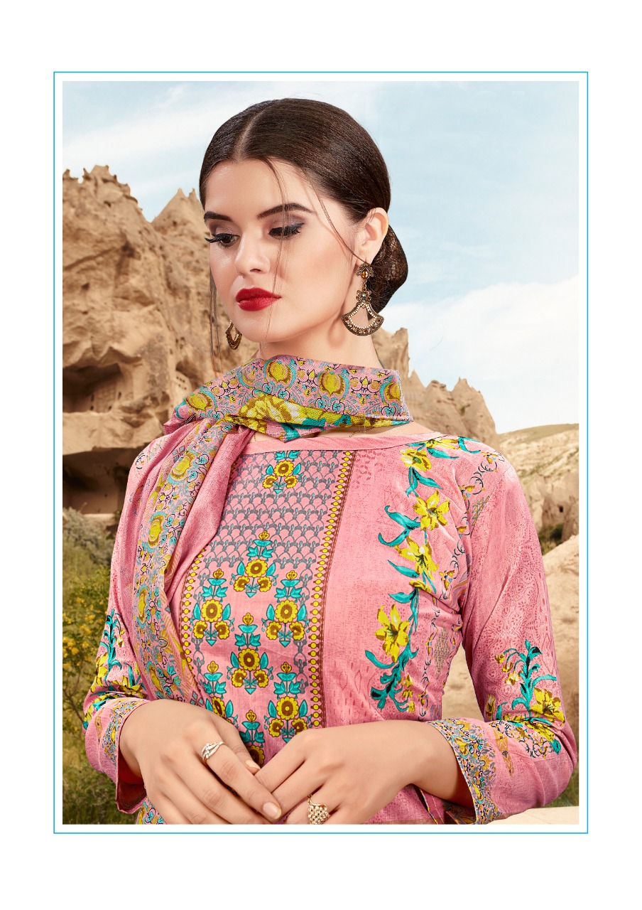 Roohi Lawn Collection Dress Material Collection.