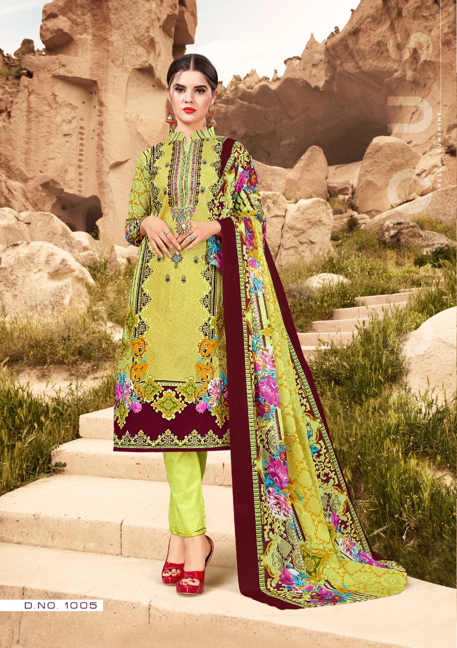 Roohi Lawn Collection Dress Material Collection.